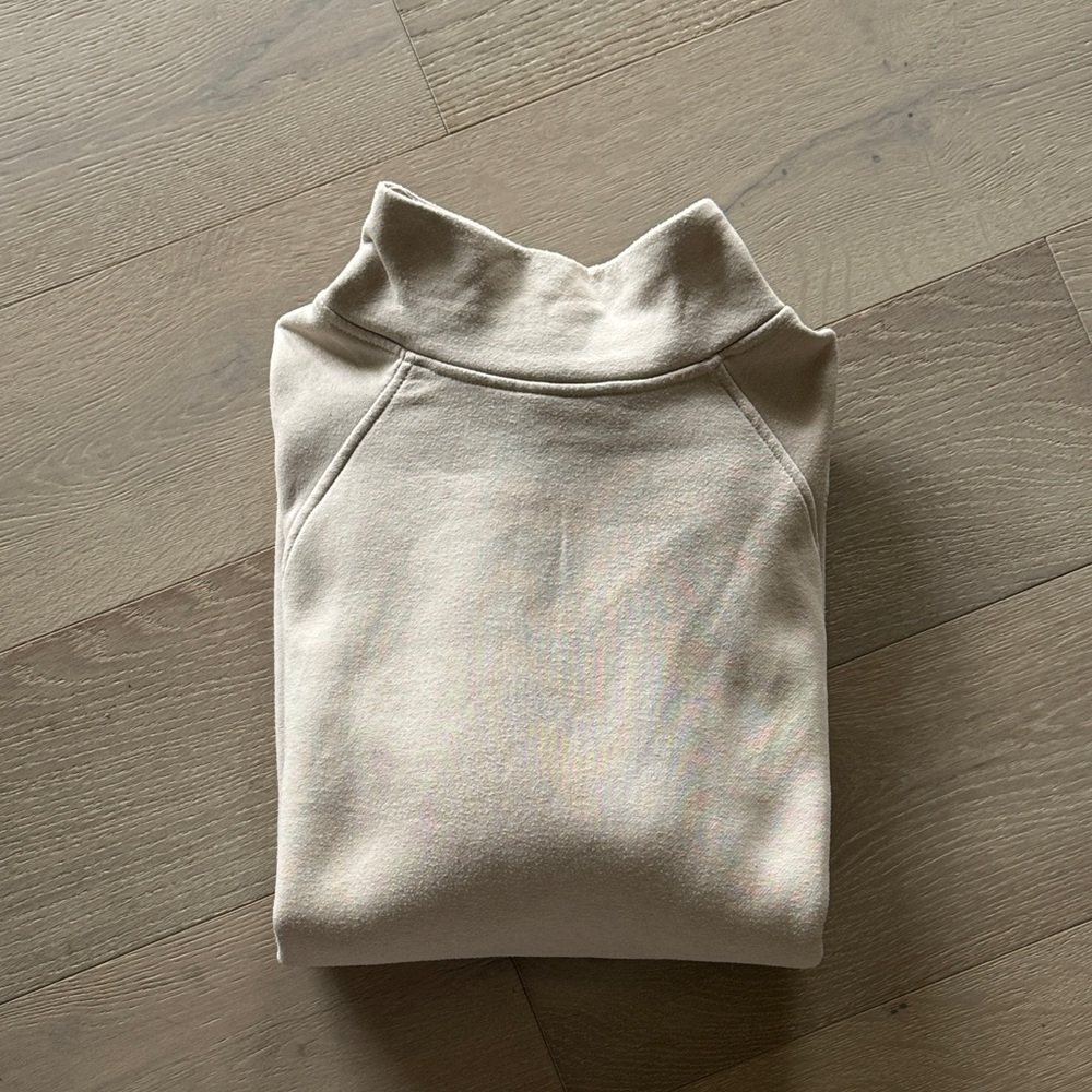 Standard Cloth Urban Outfitters Cream Mockneck Sweater L Boxy Fit